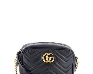Gucci GG Marmont Mini Shoulder Bag Black