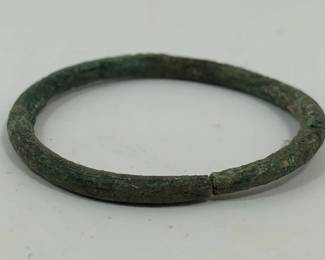 Ancient Hair Ring Bronze, 1st Millennium BC