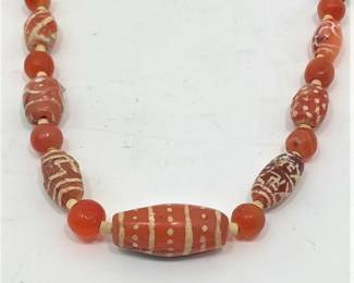 Bactrian Necklace, Enameled Carnelians, II BC