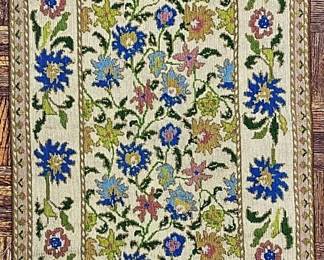 Floral Greek Island Embroidery, 2ft x 4ft