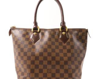 Louis Vuitton Damier Ebene Saleya PM Bag