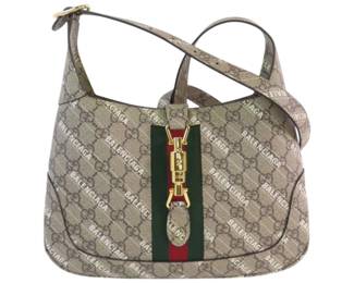 Gucci x Balenciaga Jackie 1961 Brown Bag