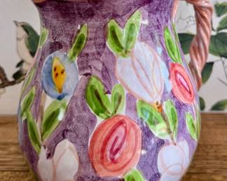 Hand Painted Pitcher
