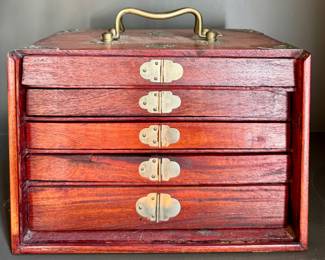 Vintage Mahjong Set