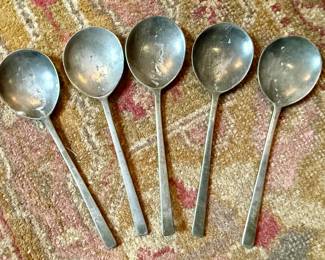 Antique Pewter Spoons