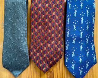 Gucci, Burberry & Hermes Ties