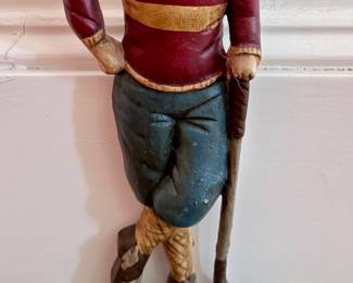 Vintage Golfer Cast Iron Door Stop