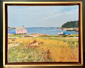 Oil on Board, Signed