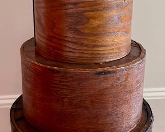 Antique Wooden Nesting Boxes