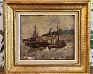 Oil on Board, Signed