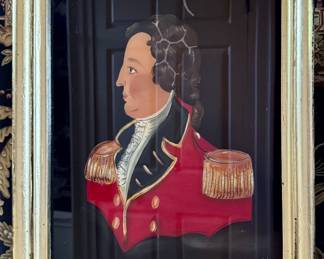 "The General" Reverse Painting