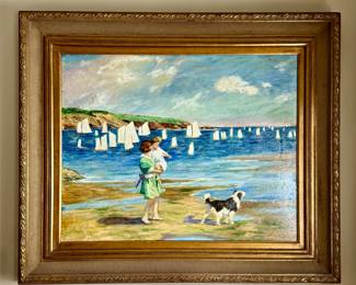 Oil on Canvas, Signed