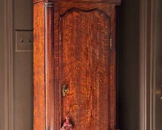 Antique Longcase Oak Clock