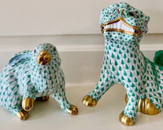 Herend Rabbit & Foo Dog