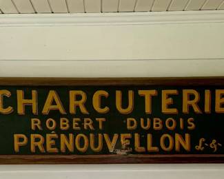 French Advertising Sign
