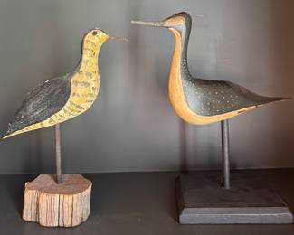 Charles Spiron Hand Carved Birds