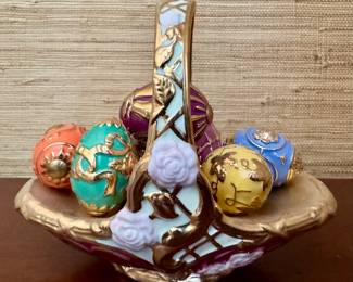 The Franklin Mint Summer Egg Basket