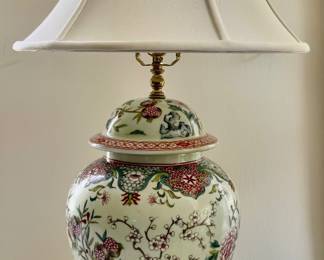 (2) Chinoisserie Table Lamps