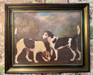 "Hound and Bitch in a Landscape"