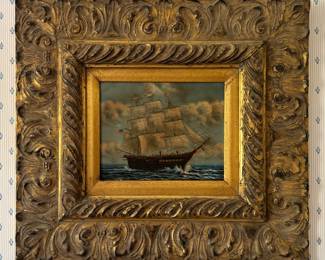 "Clipper Ship" Oil on Canvas