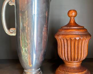 C. Boyes Pitcher & Wood Finial