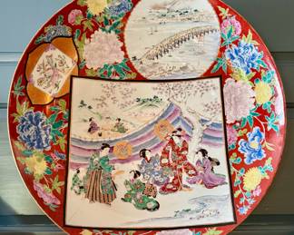 Antique Rose Famille Charger