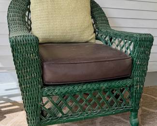 (2) Wicker Armchairs