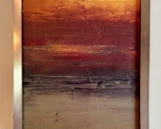 Abstract Oil on Board