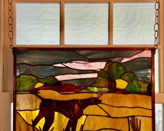 "Perfect Point" Stained Glass by Lynn Block