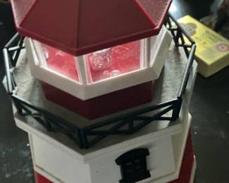 The Original Lighthouse Cookie Jar (1999) with Foghorn Noise and Light