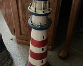 Decorative Wooden Lighthouse
