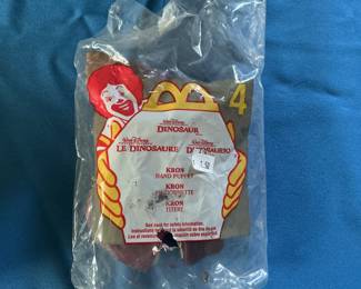 Disney's Dinosaur Kron Hand Puppet McDonald's Happy Meal Toy