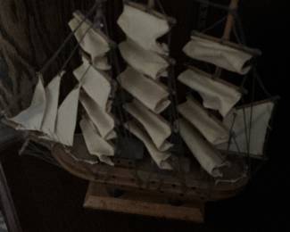 Wooden Model Tall Ship