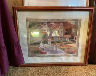 Dalina Darton Garden Home Watercolor Painting