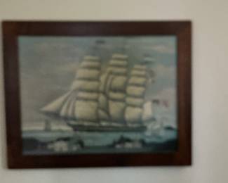 Assorted Framed Art Prints - Wildlife and Nautical Themes