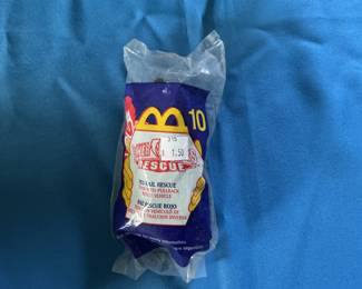 McDonald's "Power Rangers" Red Rail Rescue Pullback Vehicle
