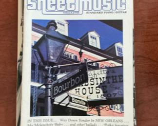 Collection of Sheet Music Magazines