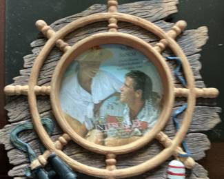 Nautical Ship Wheel Photo Frame