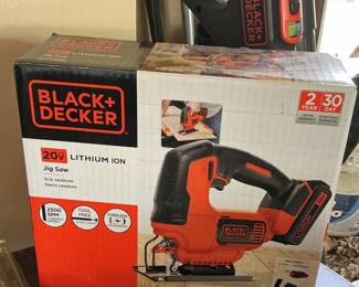 Black+Decker 20V Lithium Ion Jig Saw