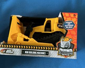 Rhino Construction Mini Building Machines Bulldozer Toy