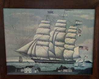 Clipper Ship "Sweepstakes" Lithograph by Palmer