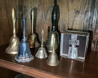 Collection of Decorative Bells, including Avon Silverplate