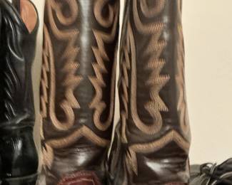Men's Tony Lama Brown Lizard Western Boots