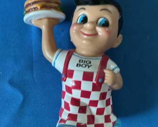 Big Boy Hamburger Coin Bank Figurine