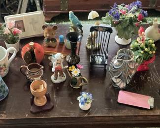 Assorted Decorative Figurines and Collectibles