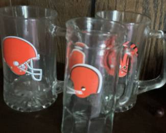 Cleveland Browns Vintage Beer Mugs Set