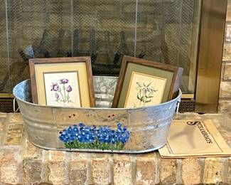 DECORATIVE BLUEBONNET TIN