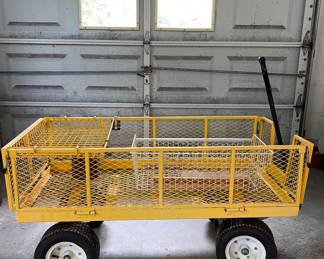 METAL GARDEN CART