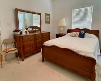 FRENCH PROVINCIAL DRESSER WITH MIRROR