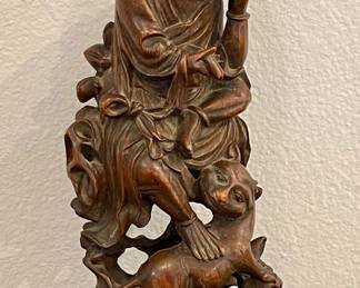 HAND CARVED STATUE